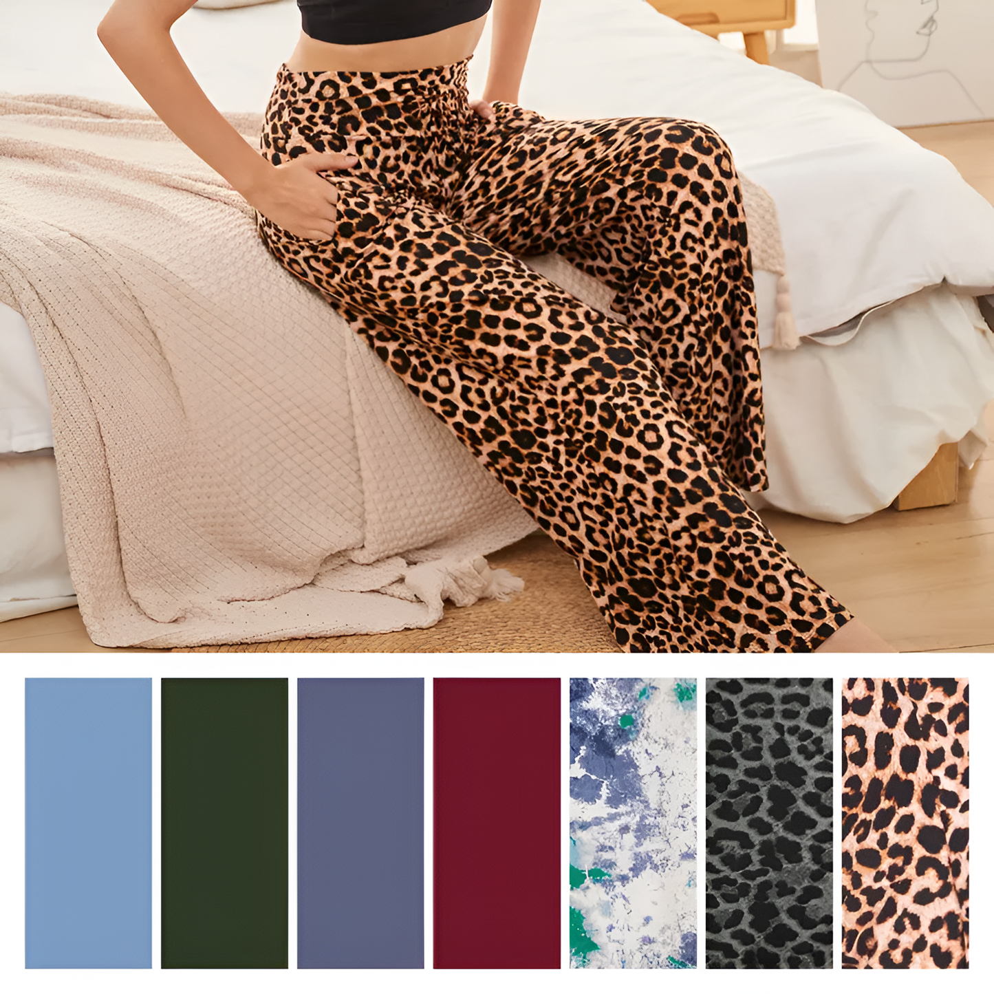 Elora Ease Wide-Leg Pants (3-Pack)