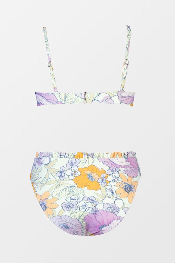 SunKissed Bloom – Floral High-Waisted Bikini Set