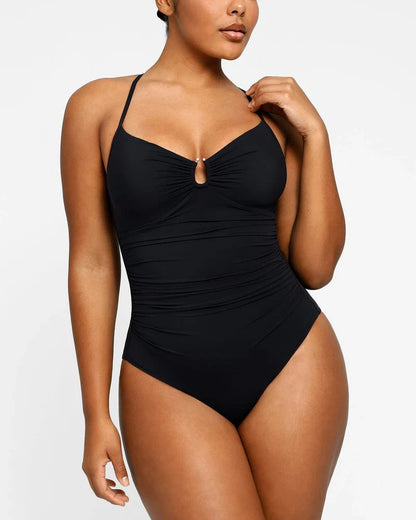 ShapeMuse — Shaping U-Ring One-Piece Swimsuit