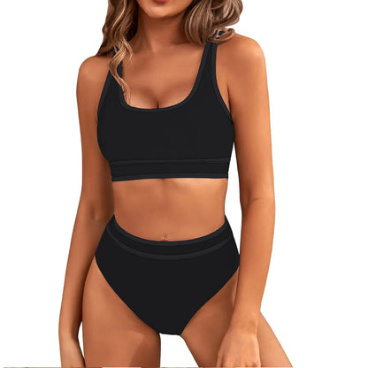 ActiveGlow – Sporty High-Waisted Bikini Set