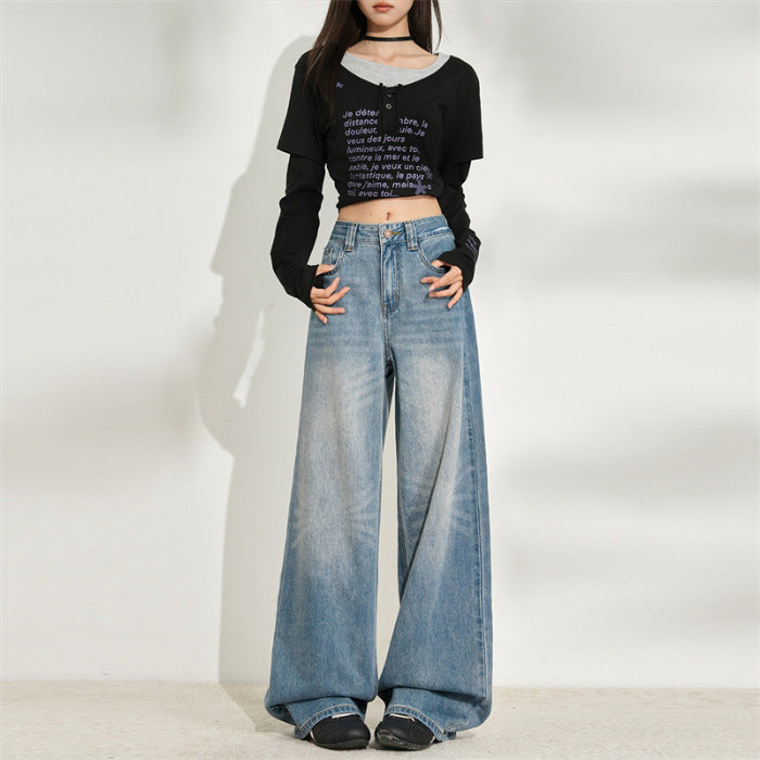 Elora Fireworks Denim – Bold Wide-Leg Jeans