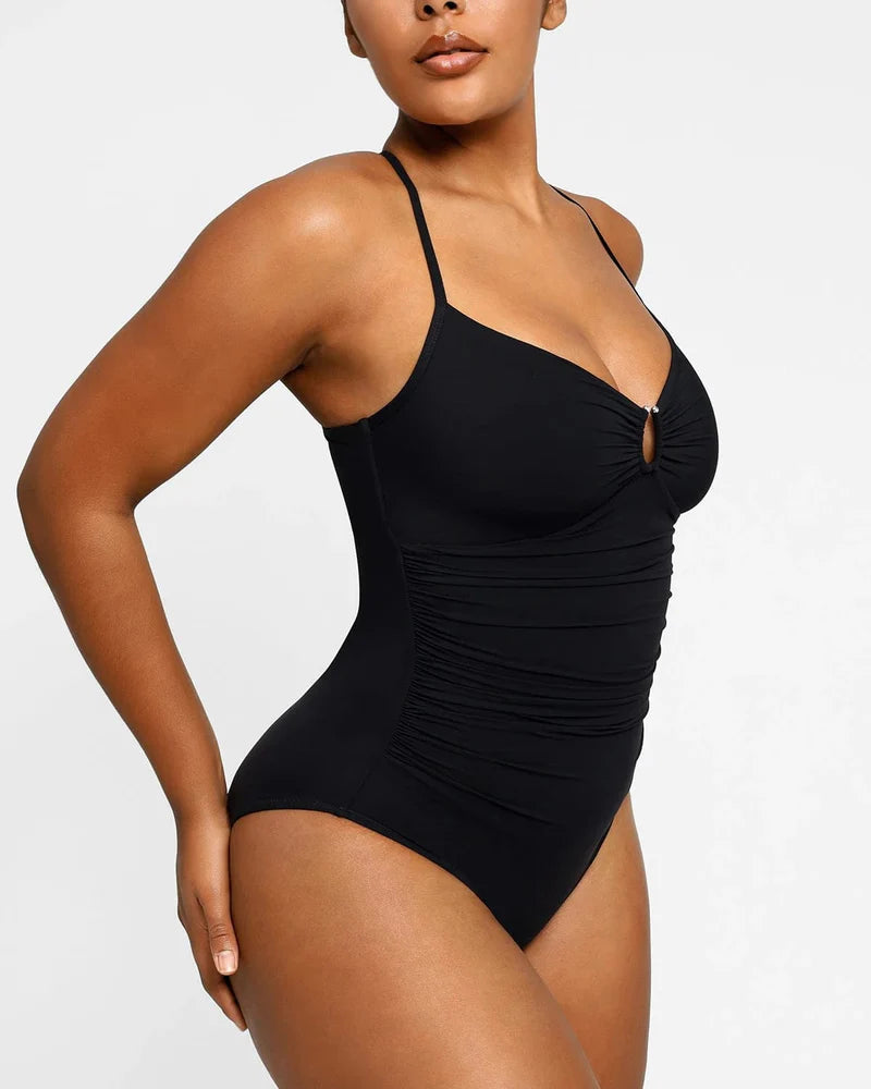 ShapeMuse — Shaping U-Ring One-Piece Swimsuit