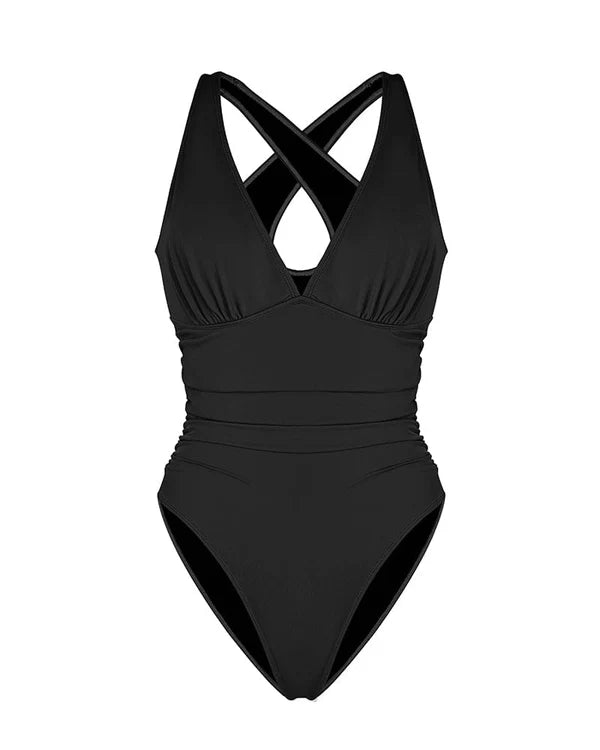 CurveLift™ Ruched One-Piece Sculpting Swimsuit