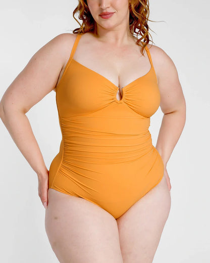 ShapeMuse — Shaping U-Ring One-Piece Swimsuit