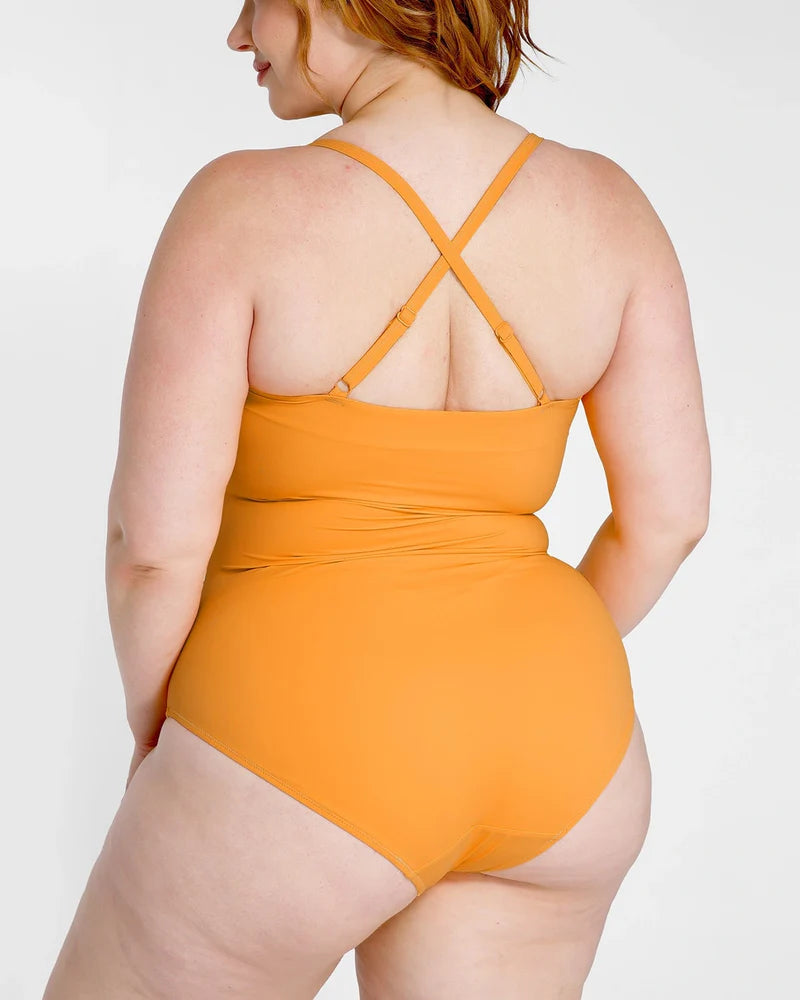 ShapeMuse — Shaping U-Ring One-Piece Swimsuit