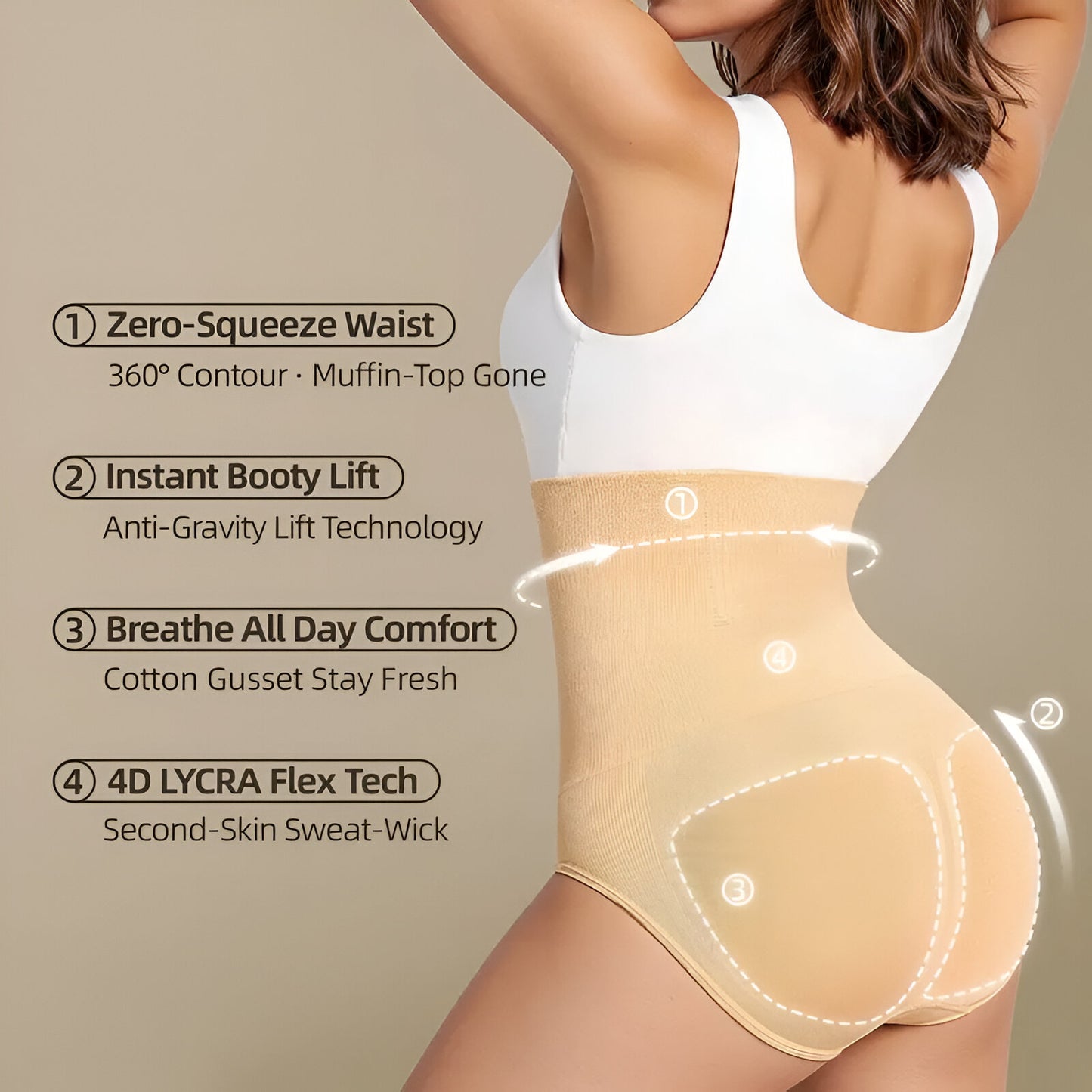 CurveSculpt™ Gravity-Lift Shapewear