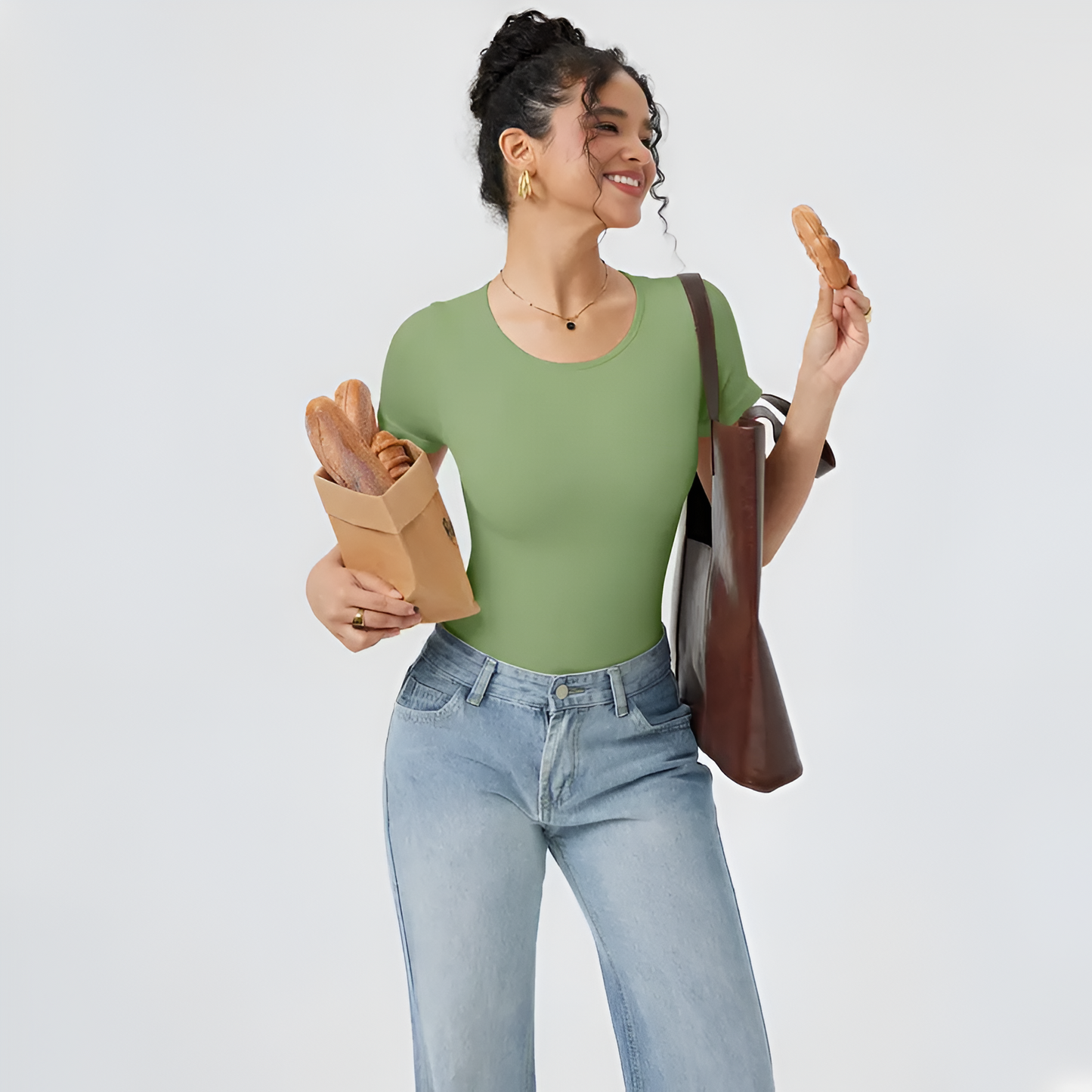 Elora 2-Piece Ribbed Short Sleeve Bodysuits