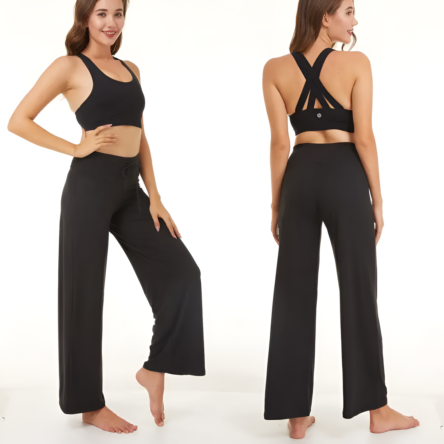 Elora Ease Wide-Leg Pants (3-Pack)