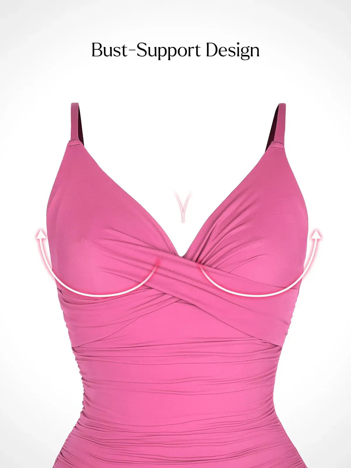 SculptSwim – Sleek Ruched One-Piece