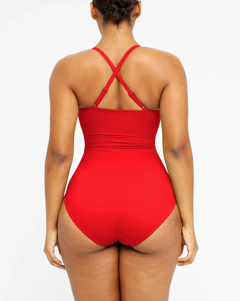 ShapeMuse — Shaping U-Ring One-Piece Swimsuit