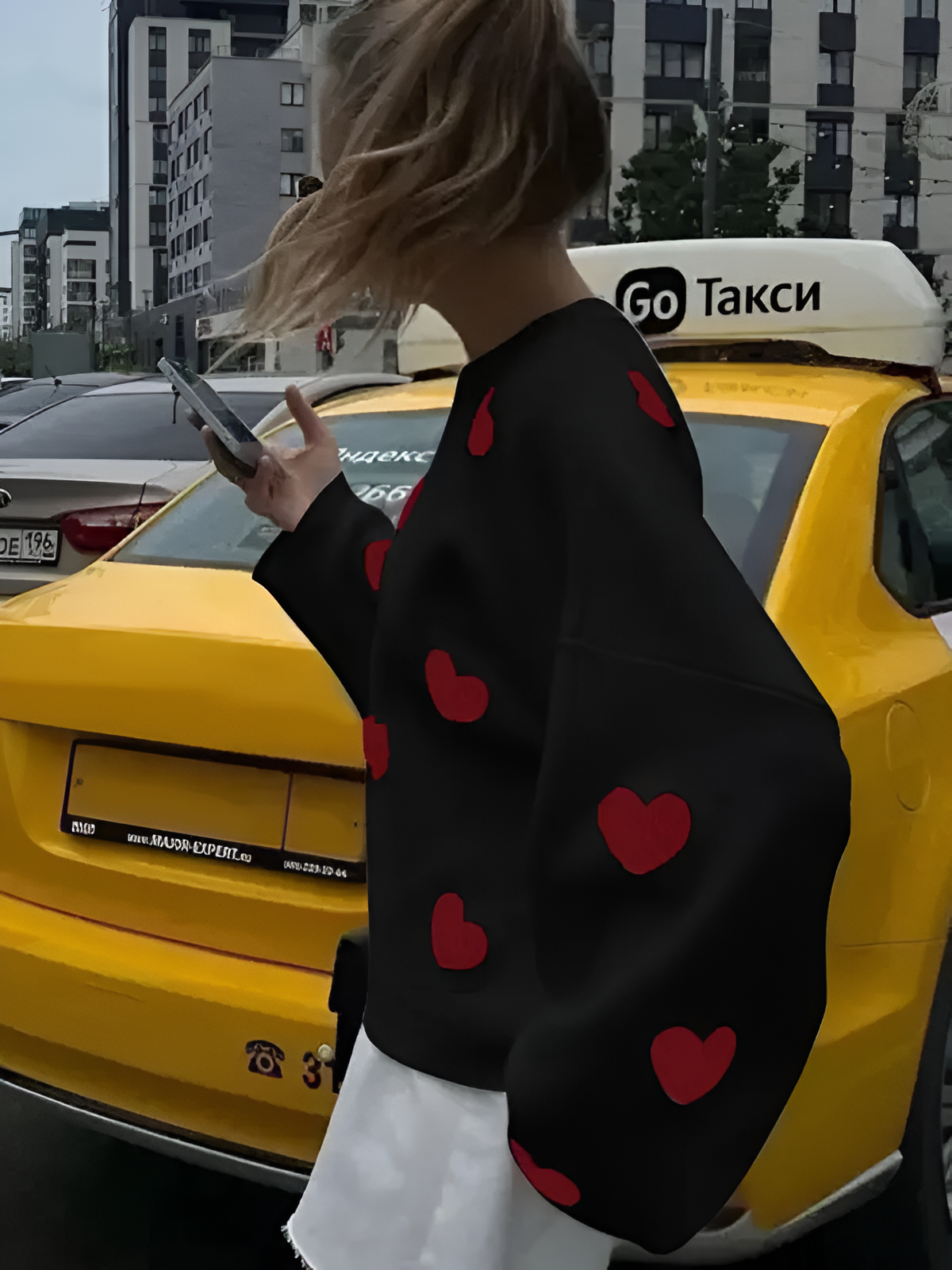 Elora Heart Knit Sweater