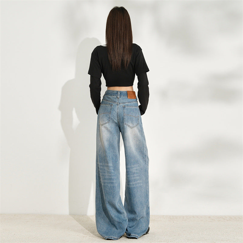 Elora Fireworks Denim – Bold Wide-Leg Jeans