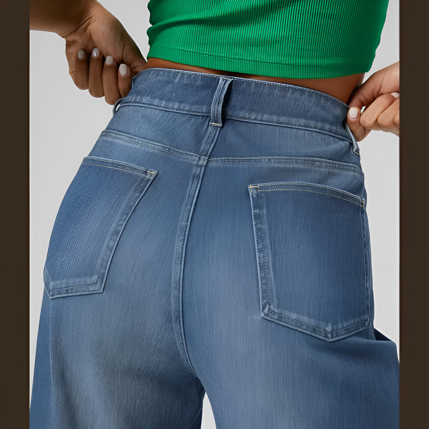 Elora Flex Wide-Leg Jeans