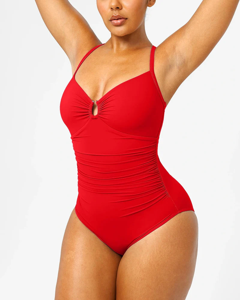ShapeMuse — Shaping U-Ring One-Piece Swimsuit
