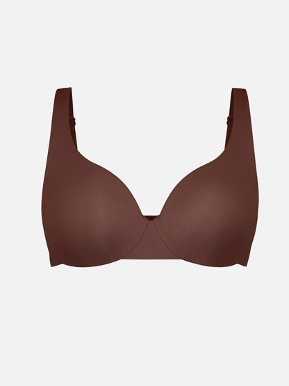Feelingirl Underwire Adjustable Deep V-neck Bra