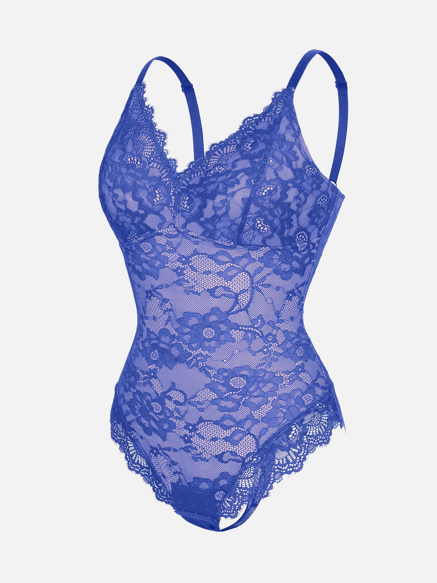 Orivia™ Lace V Neck Full Bodysuit