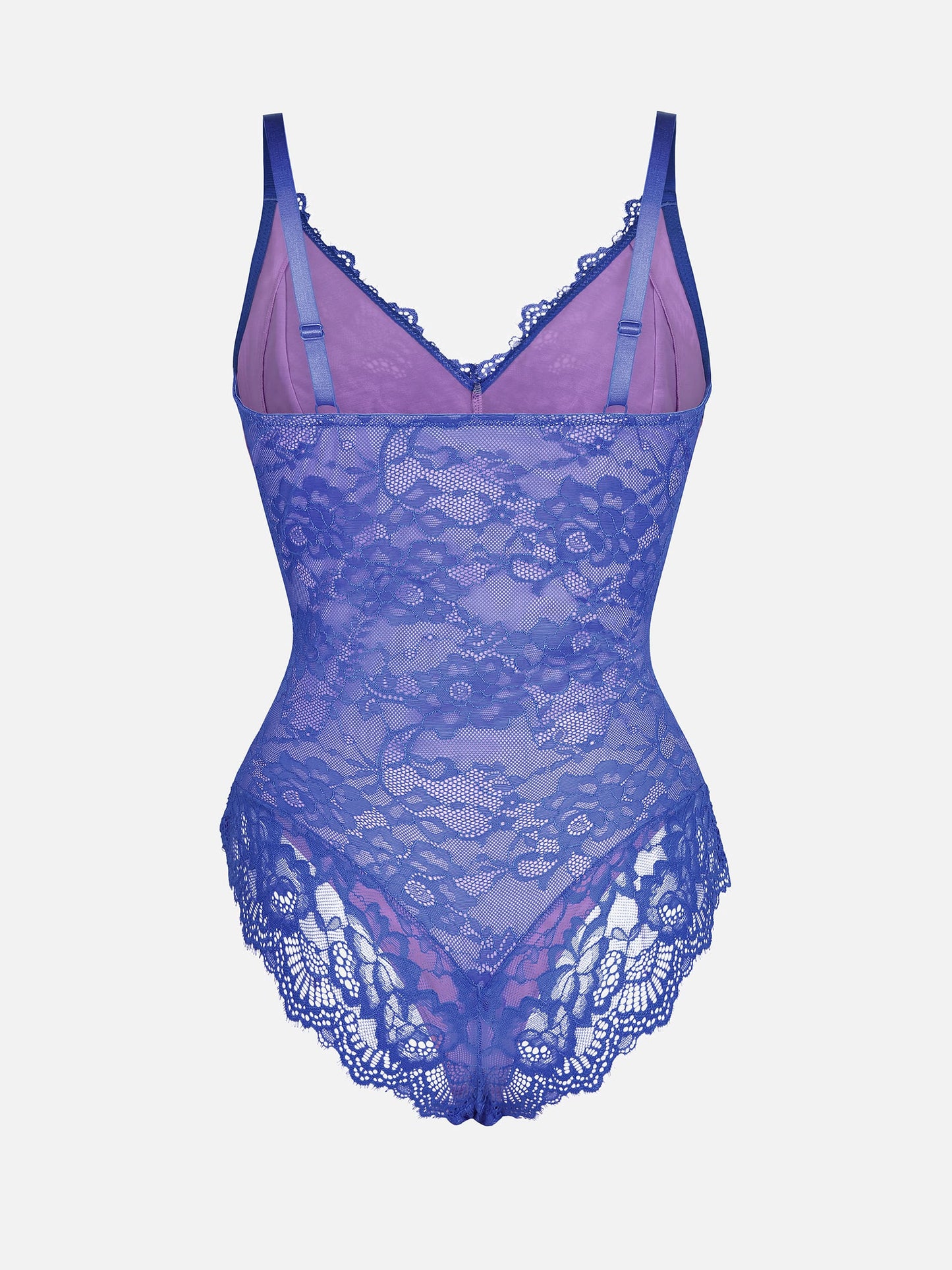 Orivia™ Lace V Neck Full Bodysuit