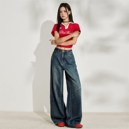 Elora Fireworks Denim – Bold Wide-Leg Jeans