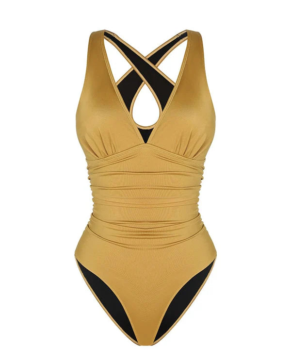 CurveLift™ Ruched One-Piece Sculpting Swimsuit