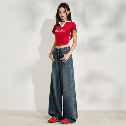 Elora Fireworks Denim – Bold Wide-Leg Jeans