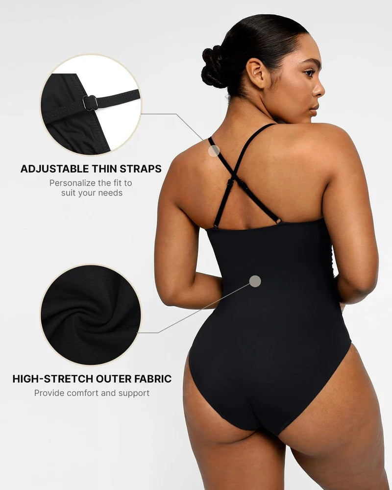 ShapeMuse — Shaping U-Ring One-Piece Swimsuit