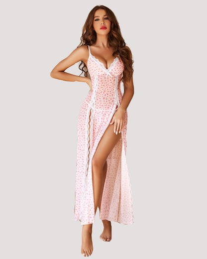 Orivia™ Mesh Split Nightgown