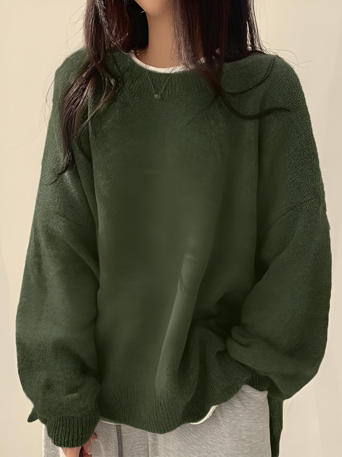 Elora Cozy Split-Hem Sweater