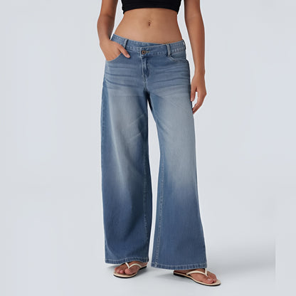 Elora Low Rise Cargo Denim