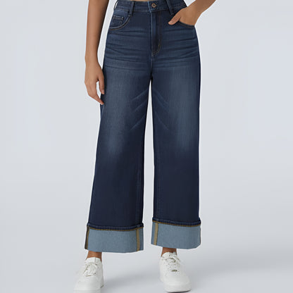 Elora Flex Wide-Leg Jeans