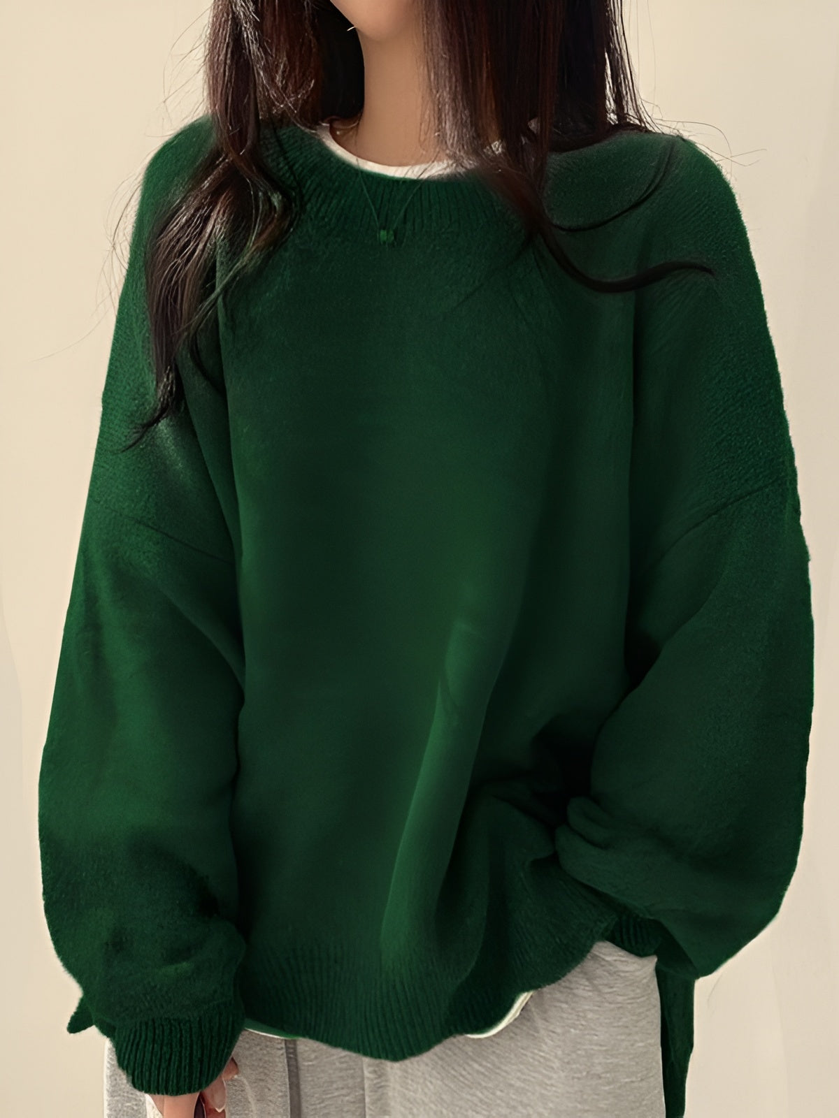 Elora Cozy Split-Hem Sweater