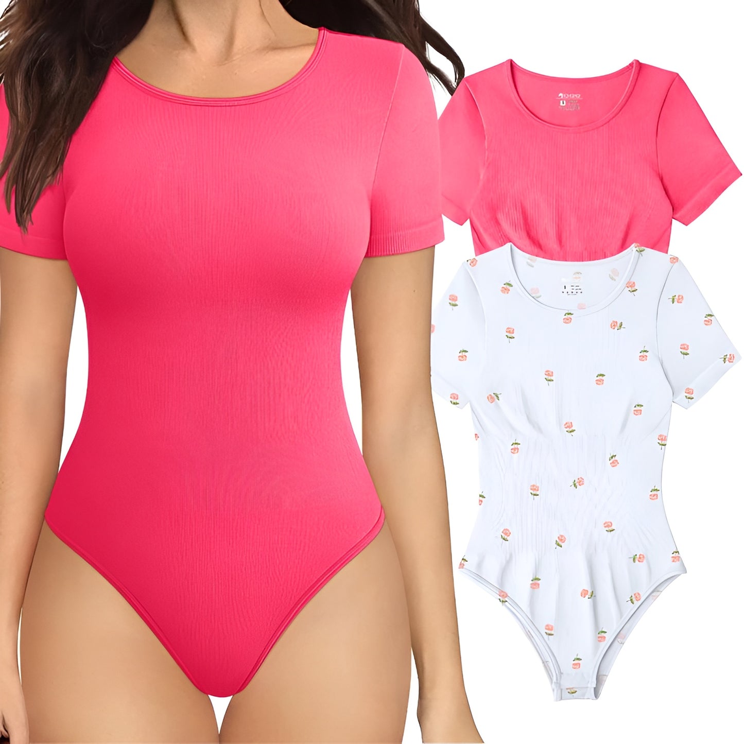Elora 2-Piece Ribbed Short Sleeve Bodysuits