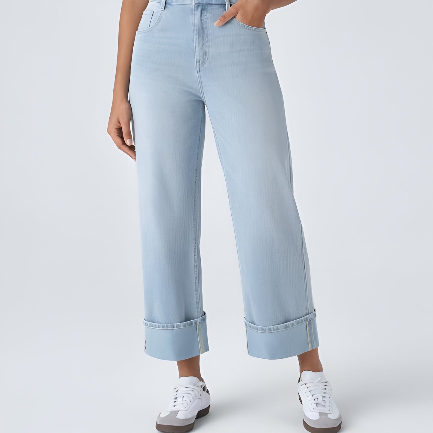 Elora Flex Wide-Leg Jeans