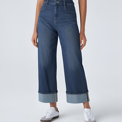 Elora Flex Wide-Leg Jeans