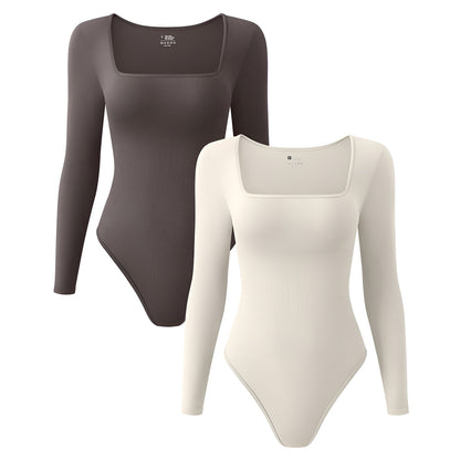 Elora 2-Piece Square Neck Bodysuits