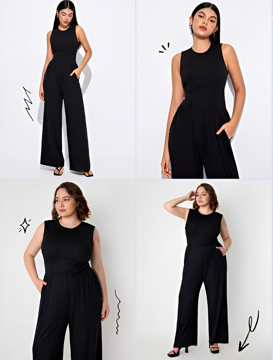 Elora Wide-Leg Overalls